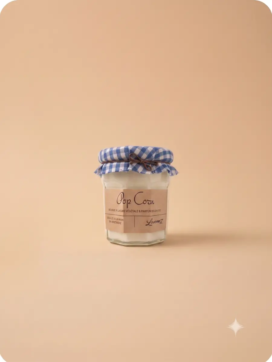 Bougie parfumée POP CORN / 260 Gr